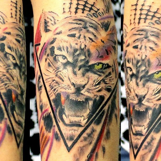 Tigris tetoválás