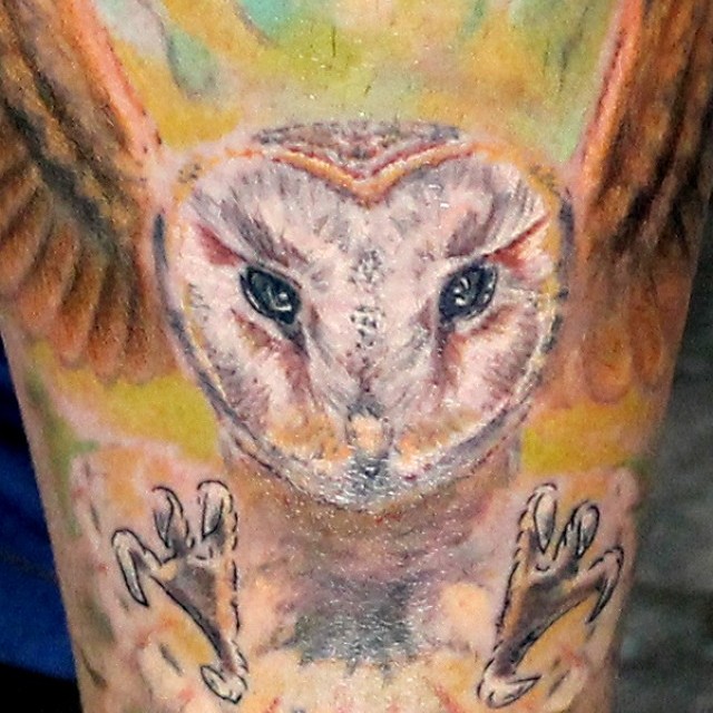 Bagoly tetoválás